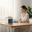 Mini Climatizador Ar Condicionado Portátil Umidificador USB