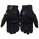Luvas Pro Biker Antiderrapante para Moto, Proteção para Dorso, Ventilada, Tamanho Único, Preta