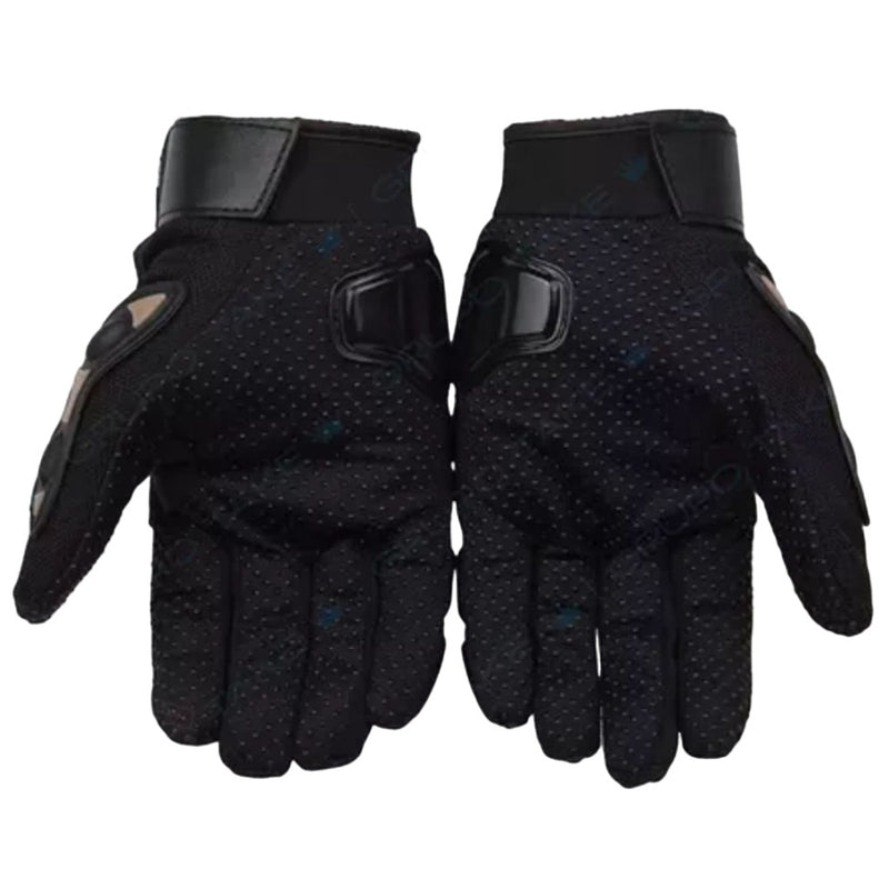 Luvas Pro Biker Antiderrapante para Moto, Proteção para Dorso, Ventilada, Tamanho Único, Preta
