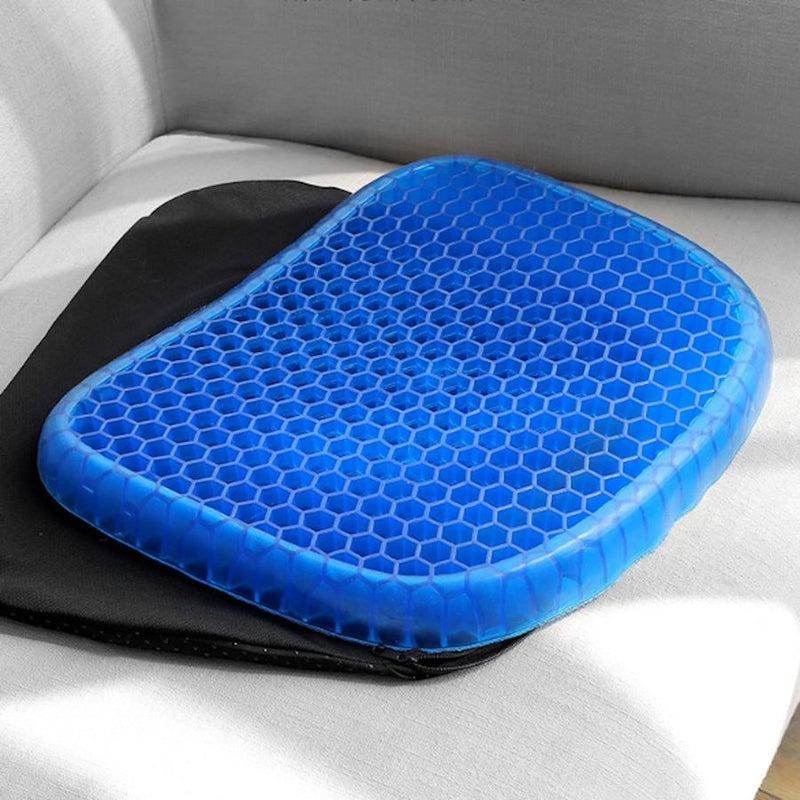 Almofada Com Capa Em Silicone Gel Para Assento Banco de Carro Escritório Ortopédico